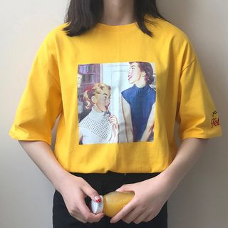 Dute - Print Short-Sleeve T-Shirt | YesStyle