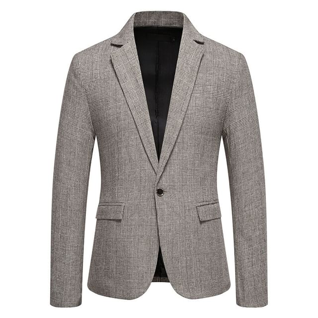 YIKES-One buttoned Plain Blazer