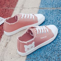 Yuche - Cat Print Sneakers Yuche - Cat Print Sneakers