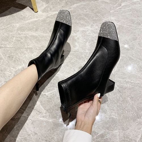 Women's cap hot sale toe boots