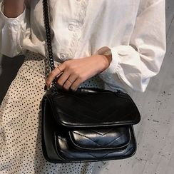 Montomery - Faux Leather Shoulder Bag Montomery - Faux Leather Shoulder Bag