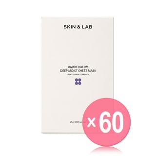 SKIN&LAB - Barrierderm Deep Moist Sheet Mask Set (x60) (Bulk Box)