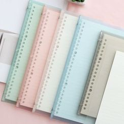 Azui - A5 / B5 Transparent Loose Leaf Notebook Azui - A5 / B5 Transparent Loose Leaf Notebook