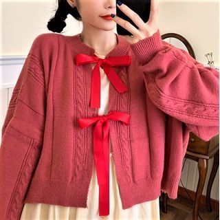 Yako - Ribbon Cardigan | YesStyle