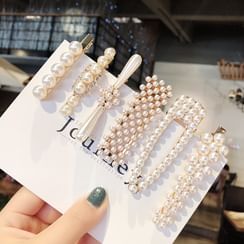 Coolgirl - Faux Pearl Hair Clip (Various Designs) Coolgirl - Faux Pearl Hair Clip (Various Designs)