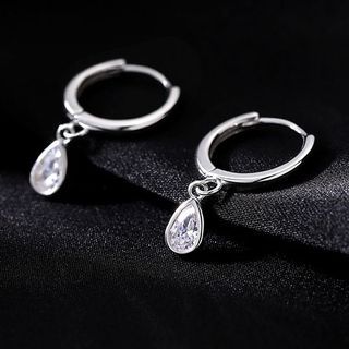 Kamuel-Rhinestone Drop Earring