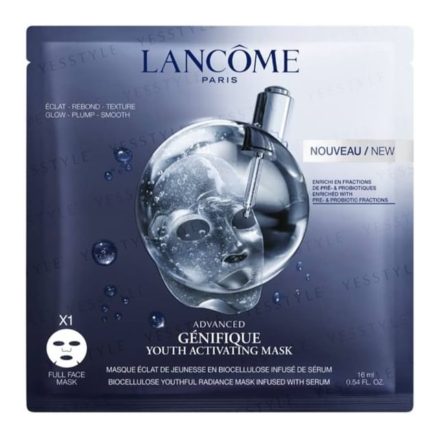 LANCOME ADVANCED GÉNIFIQUE MASK 9枚 We Tried It: Lancôme Advanced Génifique Hydrogel Melting Sheet