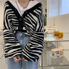 moon city cable knit cardigan