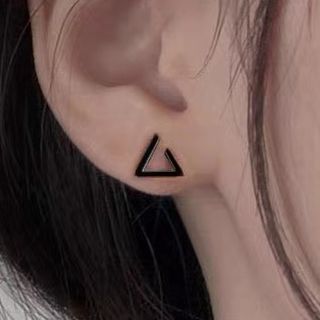 Parskletie-Triangle Sterling Silver Earring