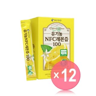 BOTO - Organic NFC Lemon Juice 100 (x12) (Bulk Box)