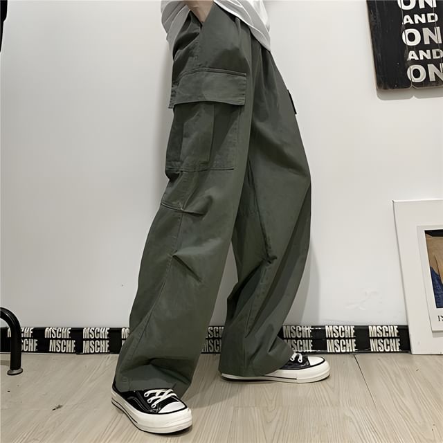 Easy Wide Fit Cargo Trousers | UNIQLO UK