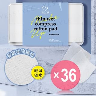 My Scheming - Thin Wet Compress Cotton Pad (x36) (Bulk Box)