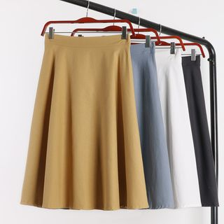 LITT - Midi A-Line Skirt | YesStyle