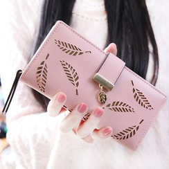 bellflowers - Leaf Cutout Wallet bellflowers - Leaf Cutout Wallet