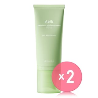 Abib - Heartleaf Mild Sunscreen Relief Tube 2pcs Bundle Set