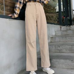 Dute - Corduroy Straight-Leg Pants Dute - Corduroy Straight-Leg Pants