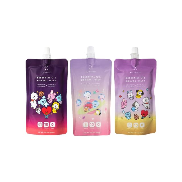 Essential C's Konjac Jelly BT21 Edition - 3 Types