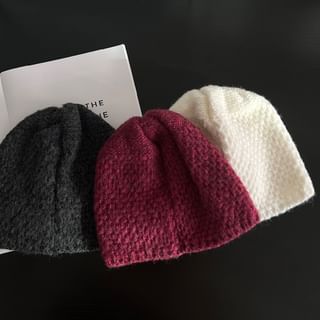 TAAK-Cinched Plain Beanie