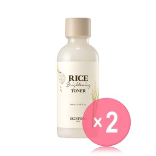 SKINFOOD - Rice Brightening Toner 2pcs Bundle Set