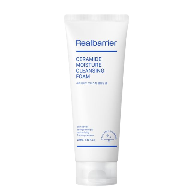 Realbarrier-Ceramide Moisture Cleansing Foam Jumbo - Mousse Detergente maxi formato