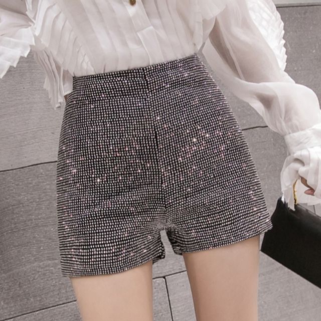 Rocoto - Rhinestone Shorts | YesStyle