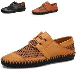 WeWolf - Lace Up Stitched Casual Shoes WeWolf - Lace Up Stitched Casual Shoes