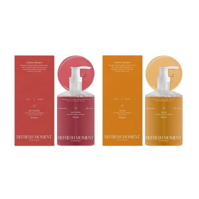 FREE MOMENT-Refresh Moment Perfume Shampoo - Shampooing parfumé - 2 parfums