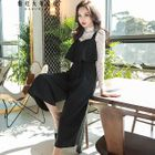 Dabuwawa - Sleeveless Ruffled Jumper Pants | YesStyle