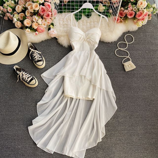 off shoulder dip back cocktail dress Vanessa Short Off The Shoulder Scuba Crepe Side Ruched Dress Ivory / 6