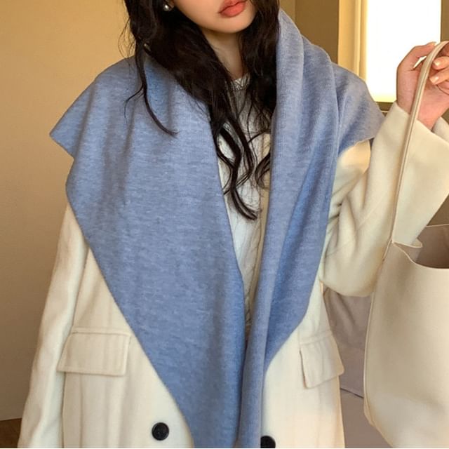 Porstina-Plain Knit Shawl
