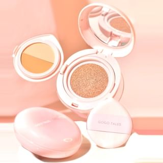 GOGO TALES - 2 in 1 Concealer Air Cushion - 2 Colors