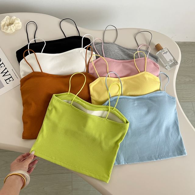 Faiar-Plain Padded Cami Top