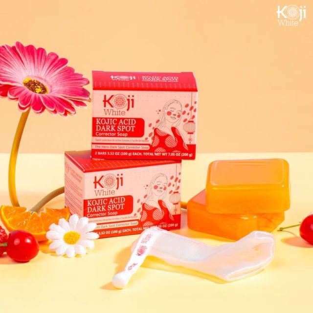 Koji White-Kojic Acid Dark Spot Corrector Soap - Sabonete Corretor de Manchas com Ácido Kójico-100 G X 2