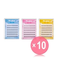 ccam bbak - No Glue Lash - 3 Types (x10) (Bulk Box)