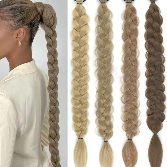 Jasmintinea-Braided Ponytail Wig