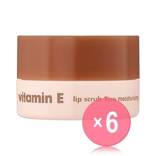 THE FACE SHOP - Vitamin E Lip Scrub Rice (x6) (Bulk Box)