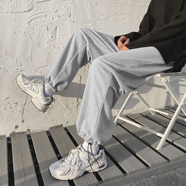 Lorencho-Mid Rise Plain Drawstring Harem Pants