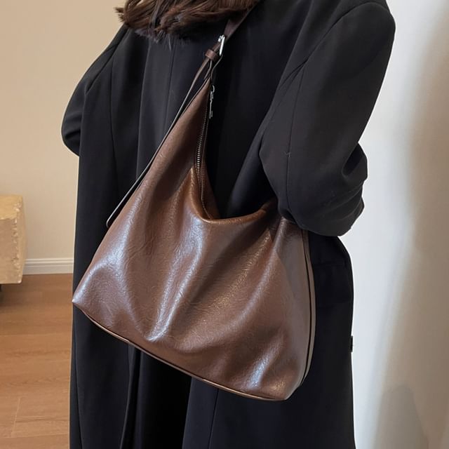 KOCORE-Faux Leather Tote Bag