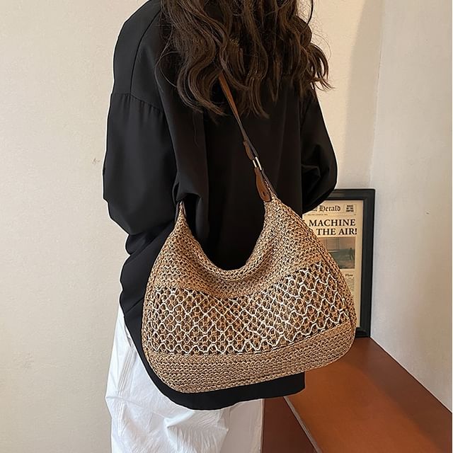 Skyglow-Straw Tote Bag