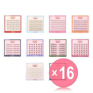 CORINGCO - Toktok-Hara No Glue Eyelash - 10 Types (x16) (Bulk Box)