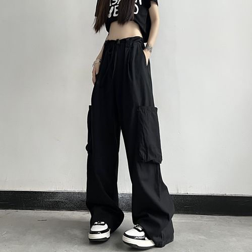 The 308 Boutique Drawstring Waist Jogger Pants Black / Large