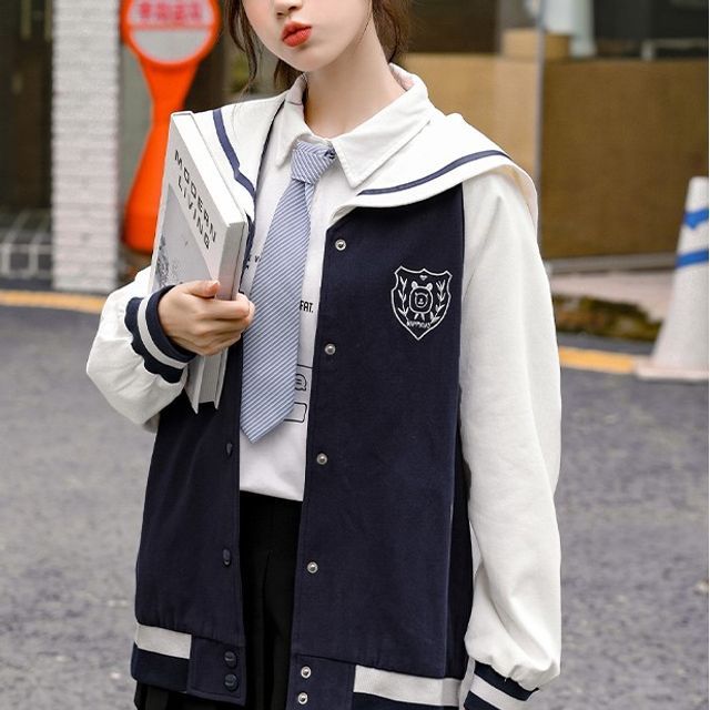 Sailor on sale collar jacket