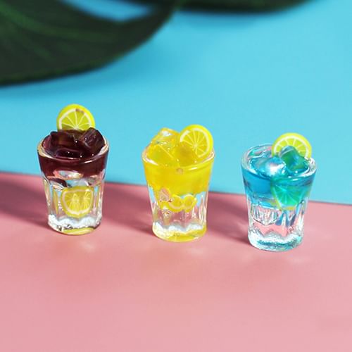 Miniature Lemon Water glasses