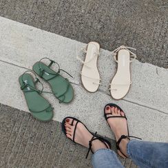 COCUNA - Strappy Toe Loop Sandals COCUNA - Strappy Toe Loop Sandals