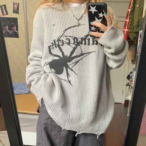 Vintage loose discount long sleeve sweatshirt