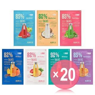 MISSHA - Talks Vegan Squeeze Sheet Mask - 7 Types (x20) (Bulk Box)