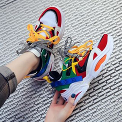 Shanhoo - Multicolor Chunky Platform Sneakers Shanhoo - Multicolor Chunky Platform Sneakers