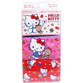 HAYASHI TISSUE - Sanrio Hello Kitty Flushable Pocket Tissue