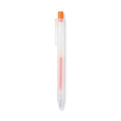 MUJI Smooth Gel Ink Pen, Orange