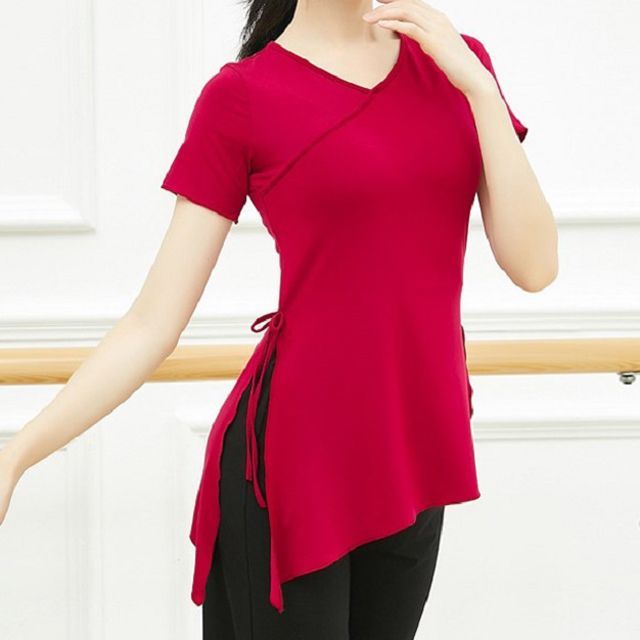Cossita-Side-Slit Dance Top Various Designs